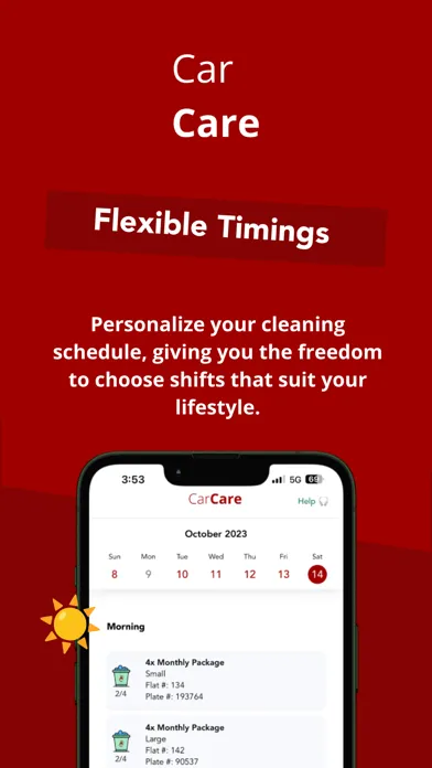 Capturas de pantalla de CarCare Staff