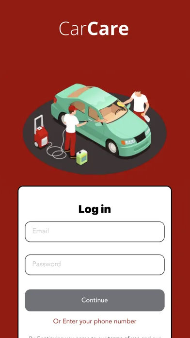 Capturas de pantalla de CarCare Staff