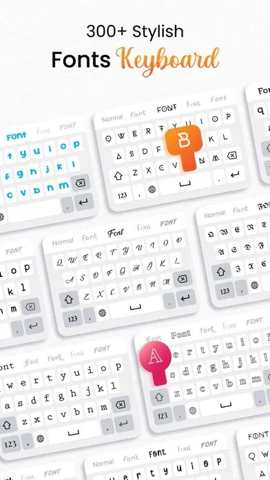 Captures d'écran de Fonts for iPhone - KBoard