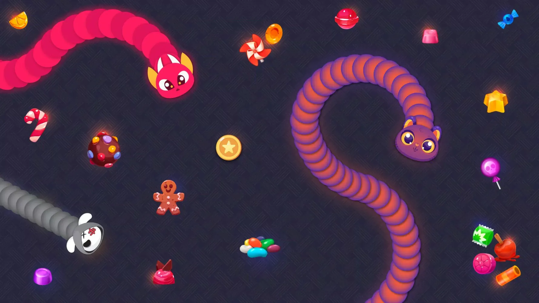 Snake Game - Worms io Zone Screenshots