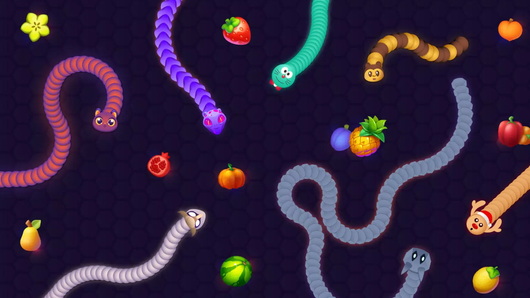 Snake Game - Worms io Zone Screenshots