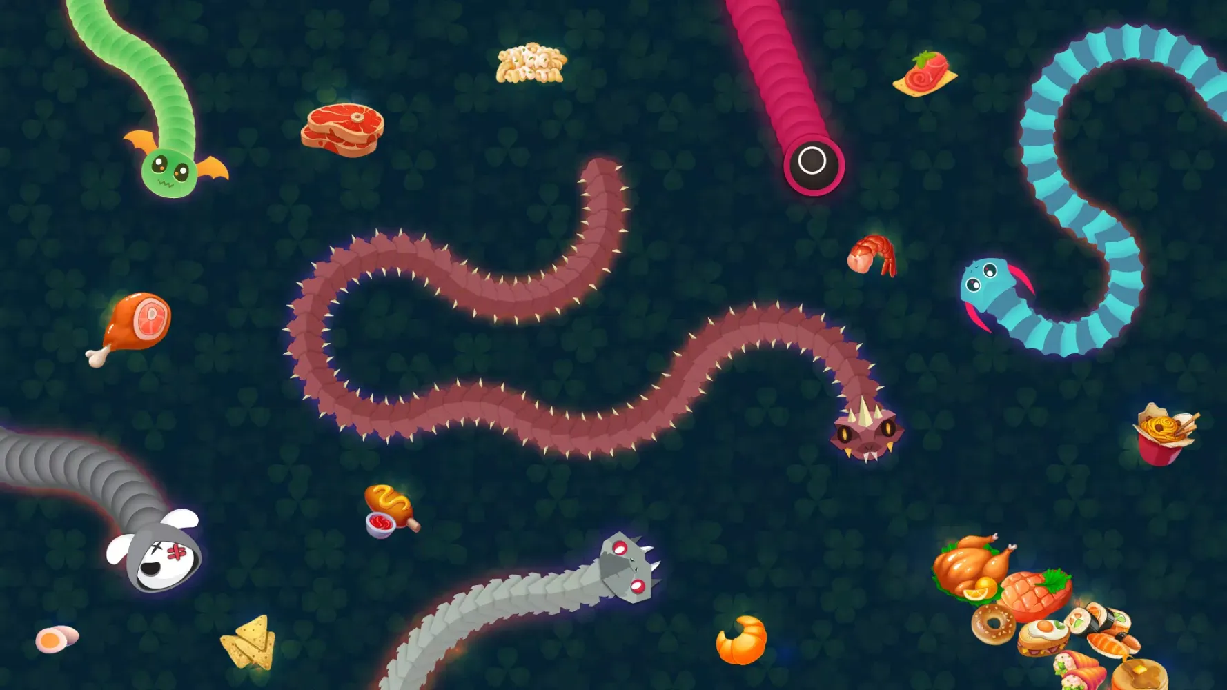 Snake Game - Worms io Zone Screenshots