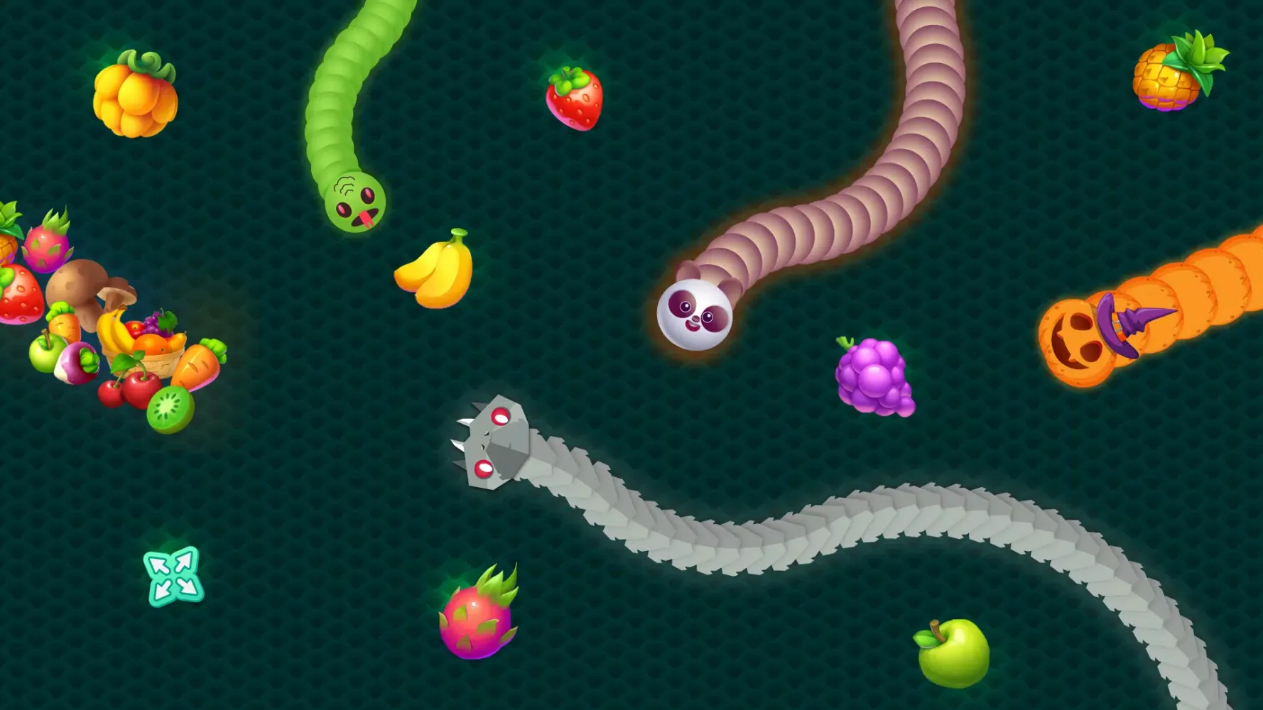 Snake Game - Worms io Zone Screenshots