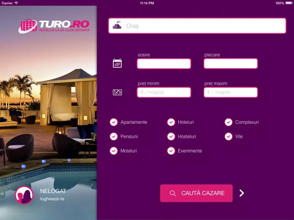 Скриншоты TURO.RO iPad 