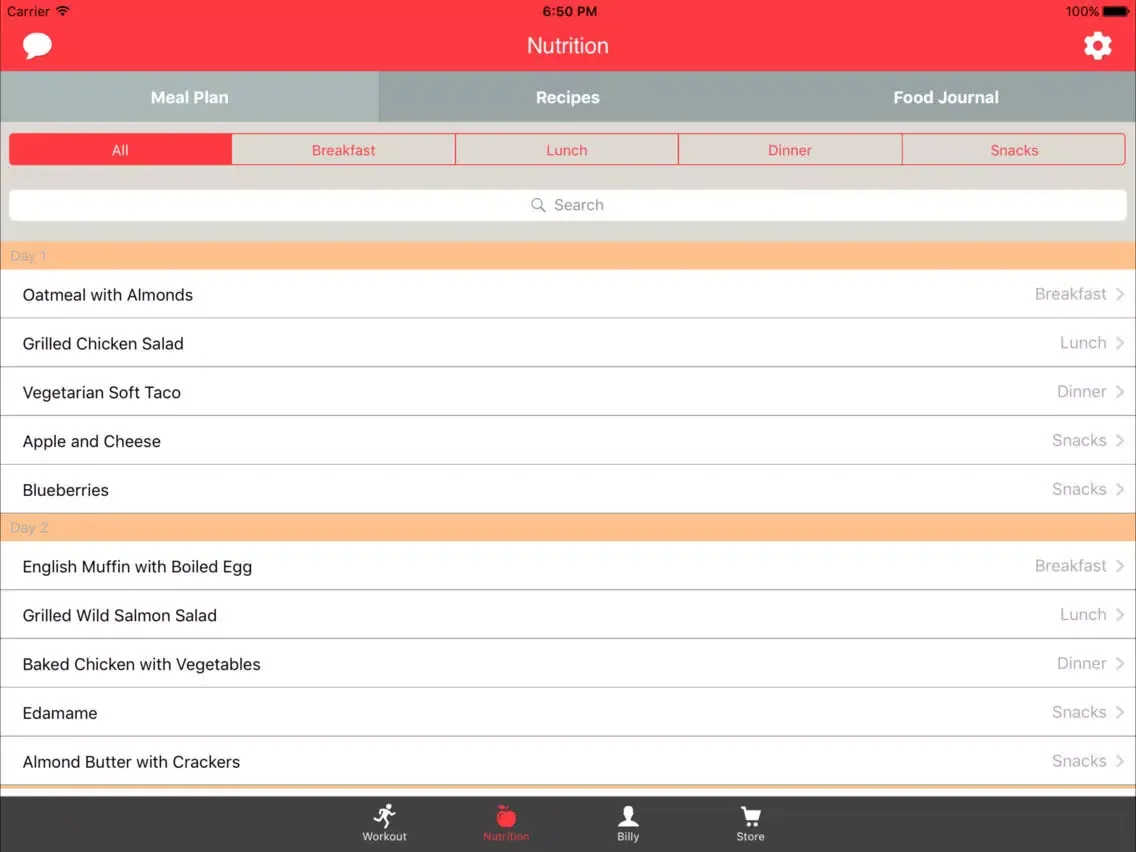 ภาพหน้าจอของ Billy Blanks Tae Bo Fitness iPad 