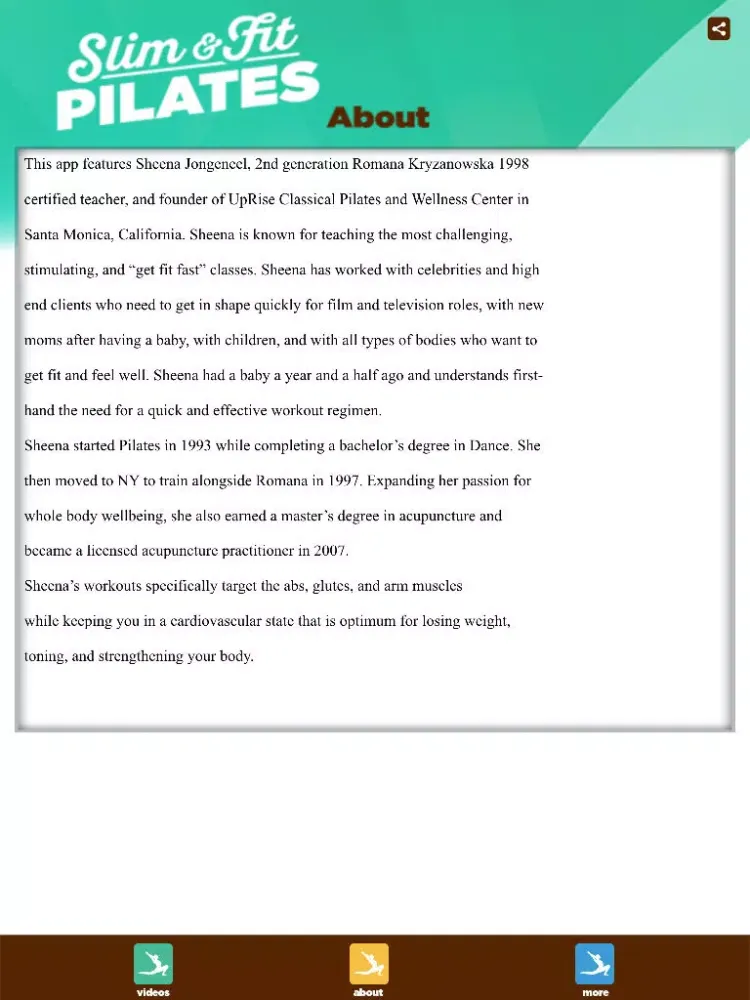 Capturas de pantalla de Slim & Fit Pilates with Sheena Jongeneel iPad 
