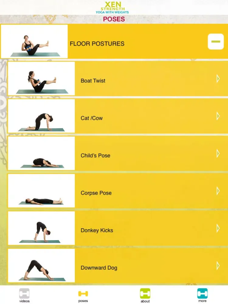 Скриншоты Xen Strength - Yoga with Weights iPad 