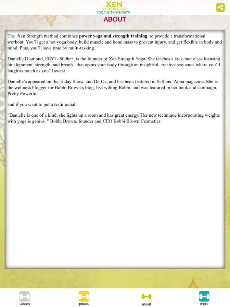 Скриншоты Xen Strength - Yoga with Weights iPad 