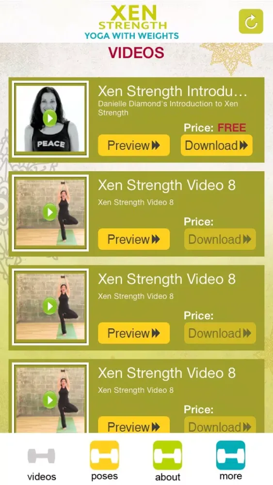 Скриншоты Xen Strength - Yoga with Weights