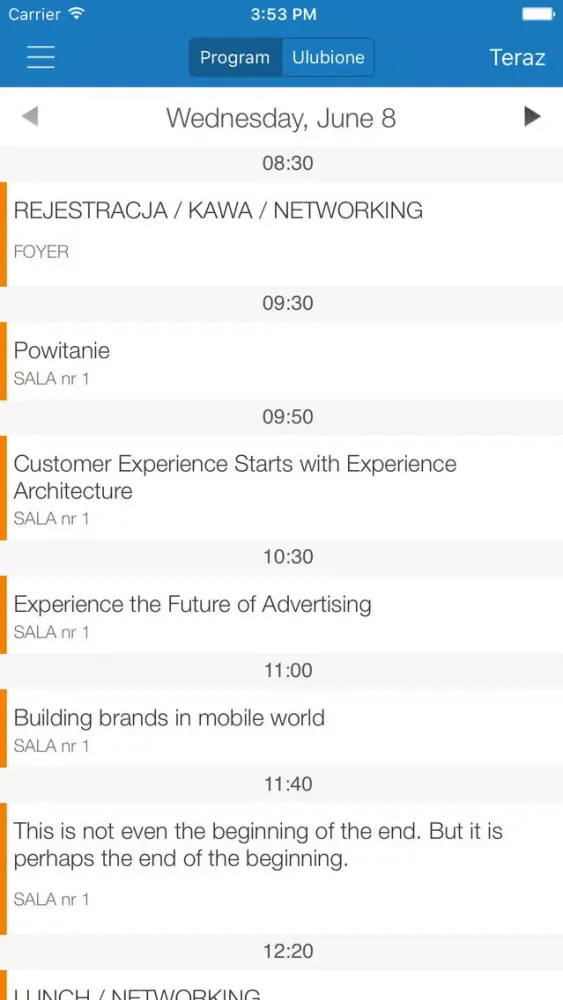 Capturas de tela do IAB Forum 2016