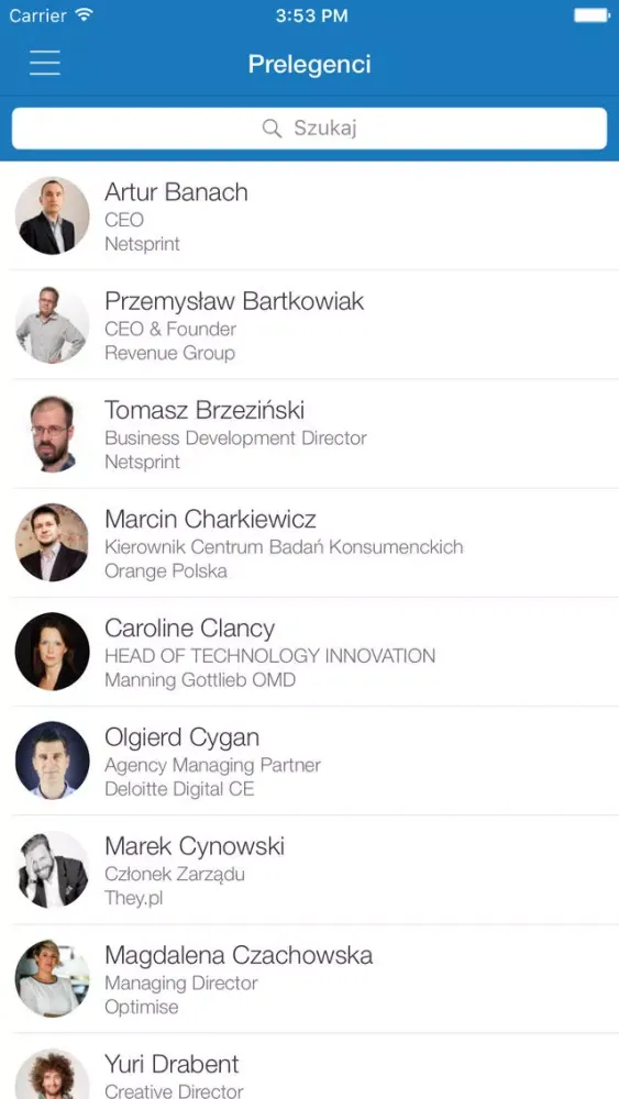 Capturas de tela do IAB Forum 2016