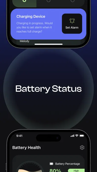 Tangkapan skrin Battery 100% Alarm