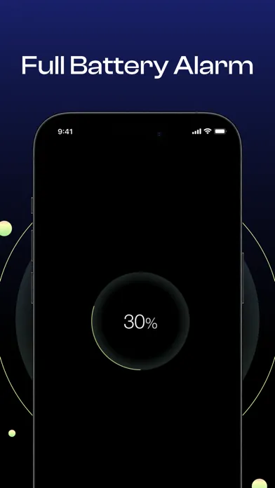 Tangkapan skrin Battery 100% Alarm