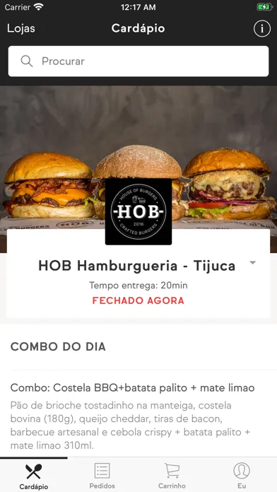 HOB Hamburgueria 스크린샷