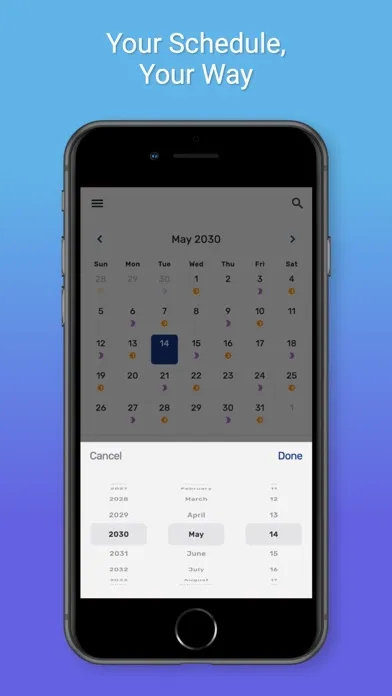 Monaweb -Shift worker calendar 스크린샷
