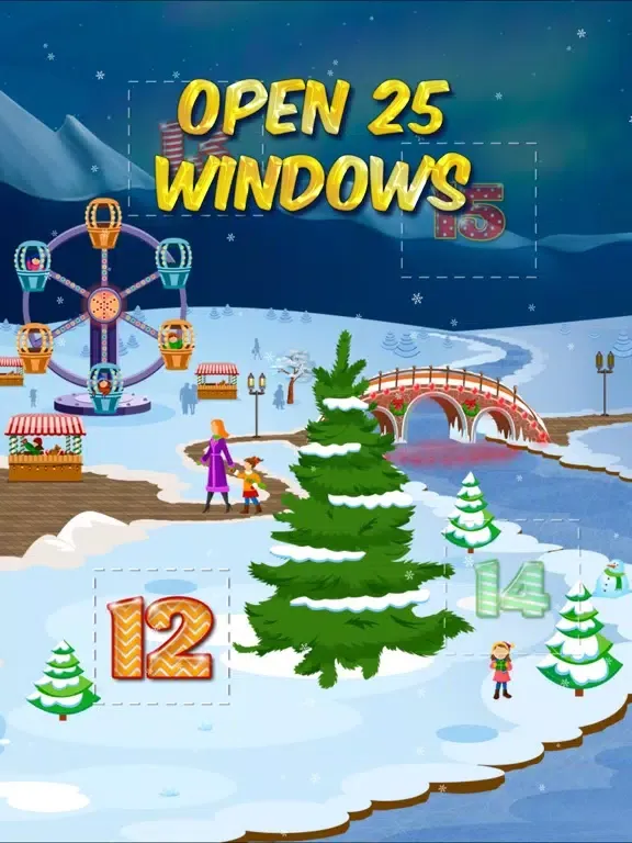 Tangkapan layar Advent Calendar 2019: 25 games iPad 