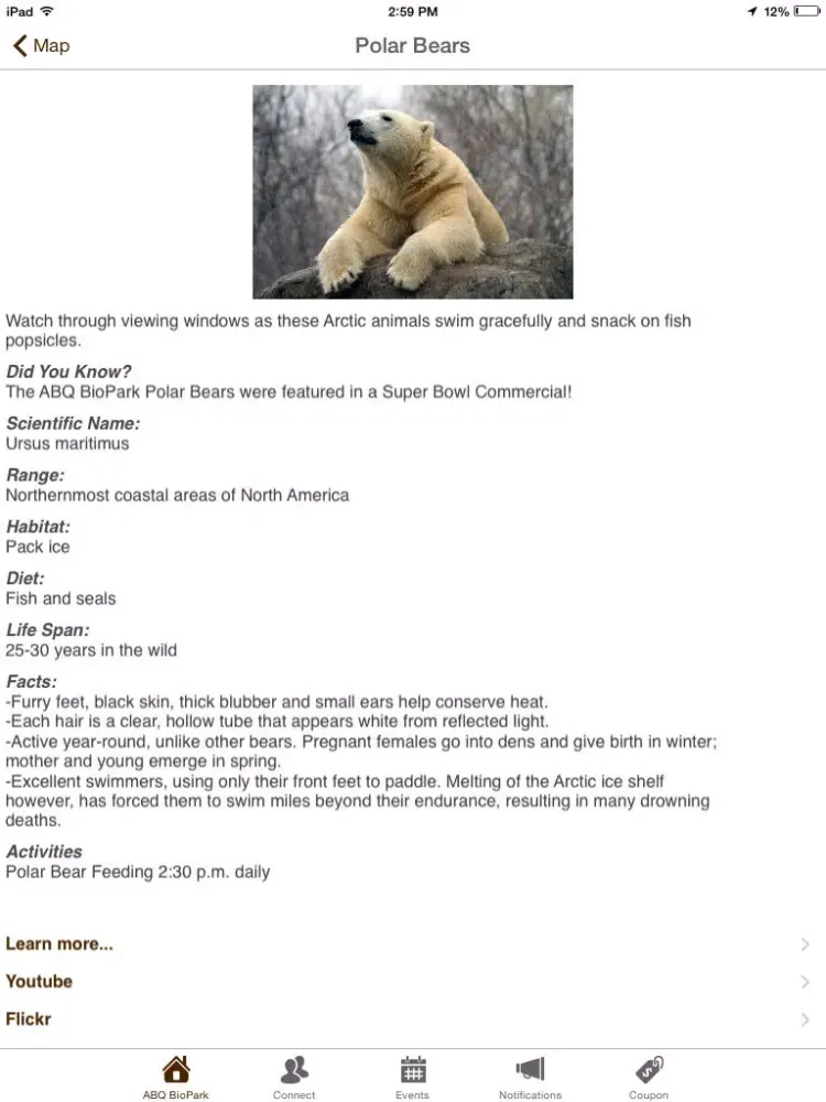 تصاویر ABQ BioPark iPad 