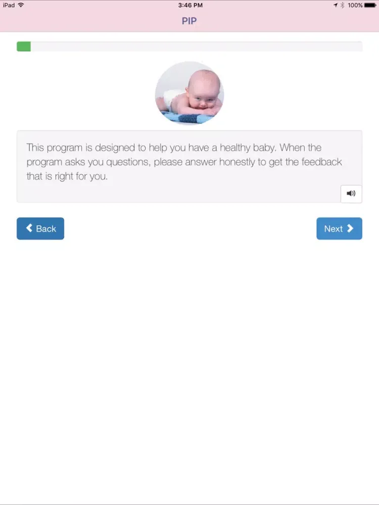 Pregnancy Information Program iPad  স্ক্রিনশট