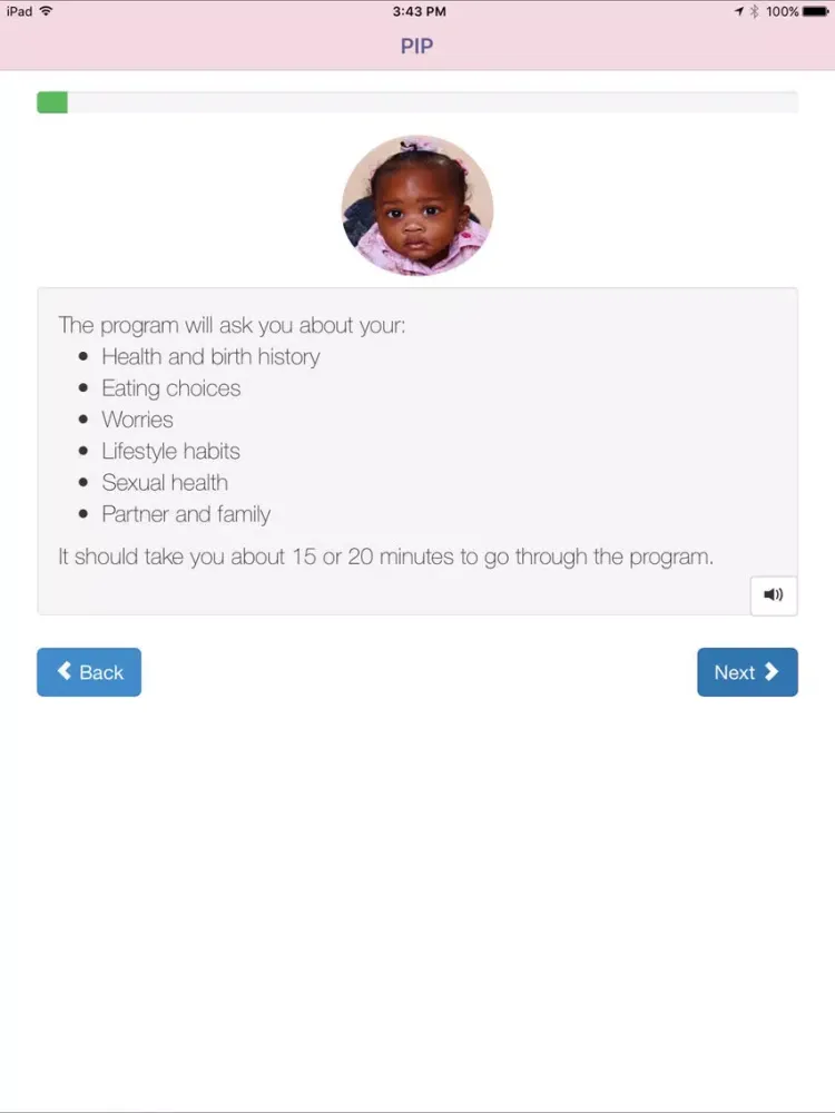 Pregnancy Information Program iPad  স্ক্রিনশট