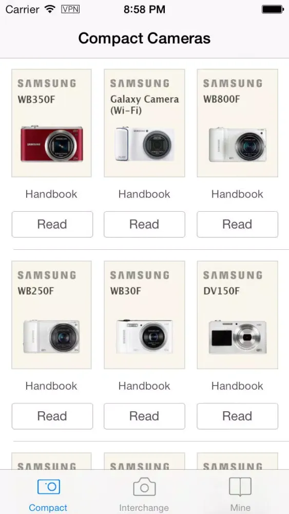 Samsung Camera Handbooks应用截图