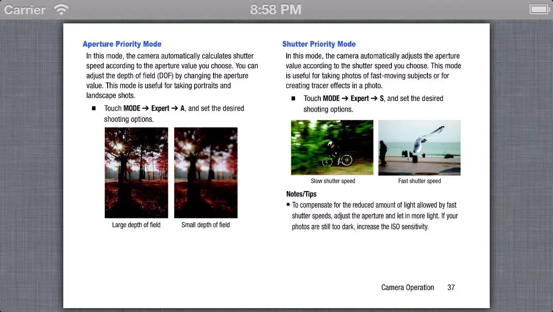 Samsung Camera Handbooks应用截图