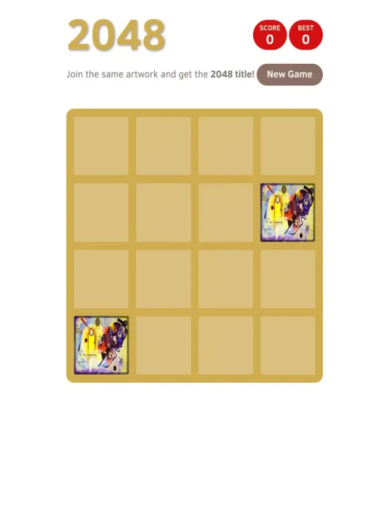 2048 Puzzle Game: Popular Paintings iPad  سکرین شاٹس