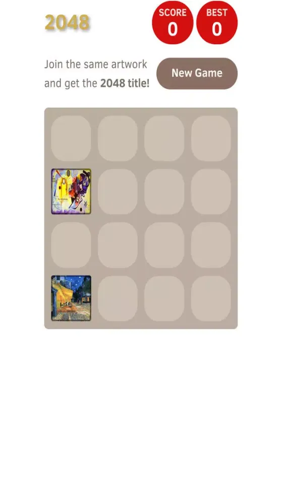 2048 Puzzle Game: Popular Paintings سکرین شاٹس