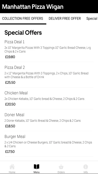 Manhattan Pizza Wigan WN1 Screenshots