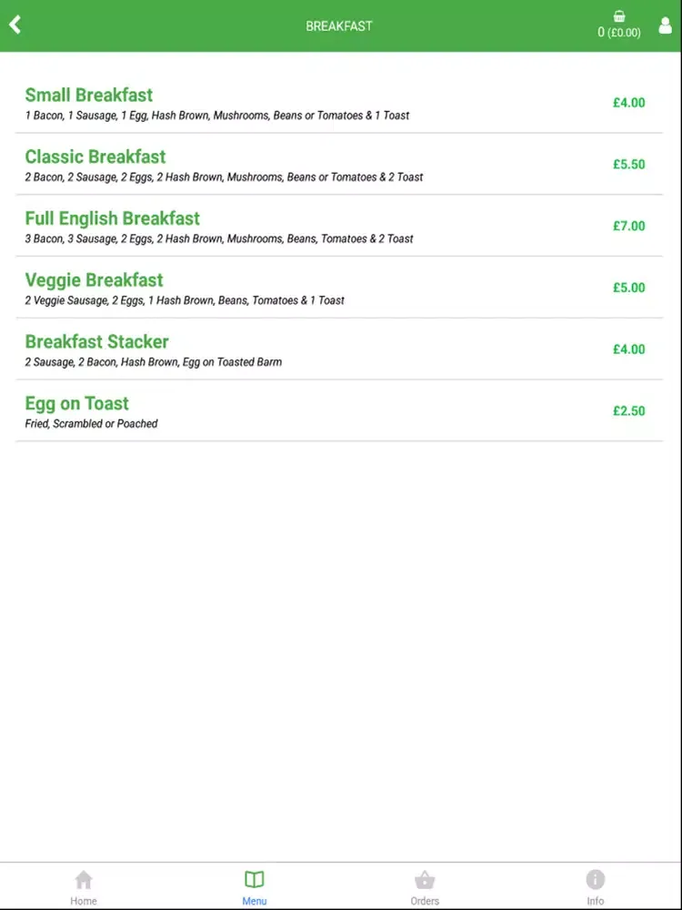 Taste Buds Cafe L20 iPad  스크린샷