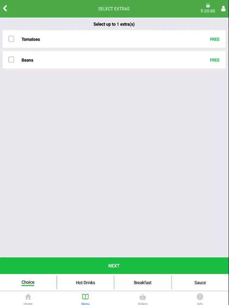 Taste Buds Cafe L20 iPad  스크린샷