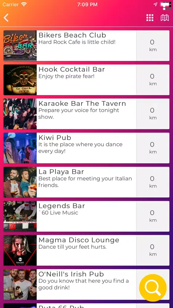 Tangkapan layar EDDI - Eat Drink Dance Info