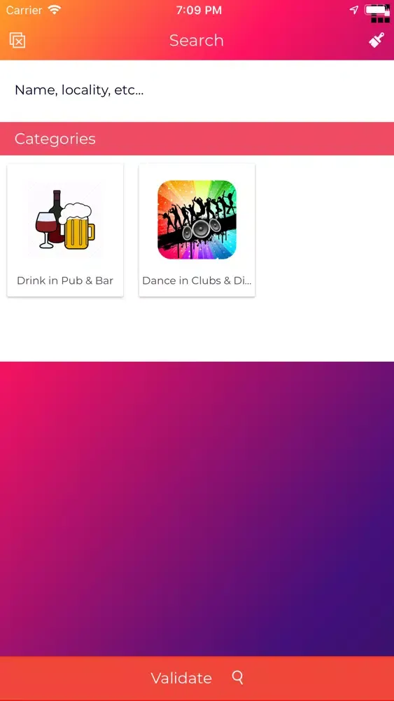 Tangkapan layar EDDI - Eat Drink Dance Info