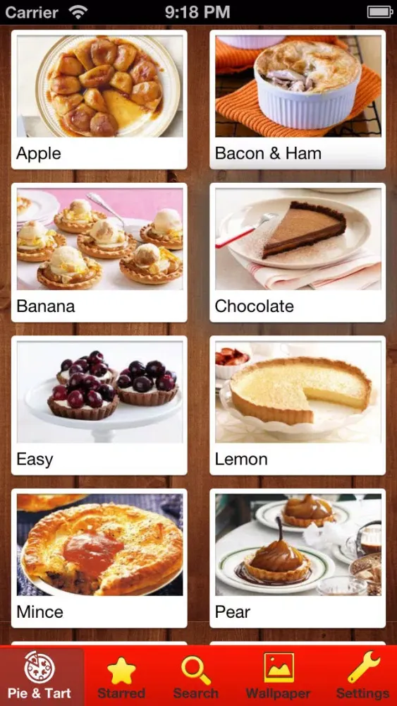 ภาพหน้าจอของ Pie Baking Pro