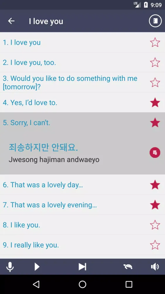Learn Korean Screenshots