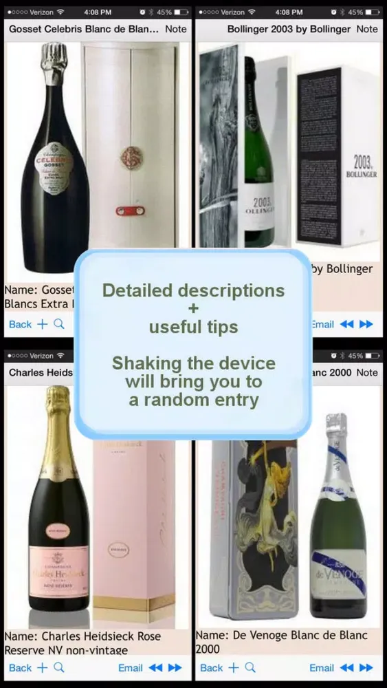 Zrzuty ekranu The Complete Champagne Directory