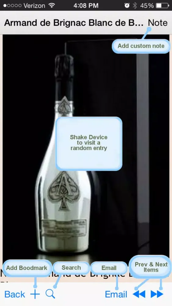 Zrzuty ekranu The Complete Champagne Directory