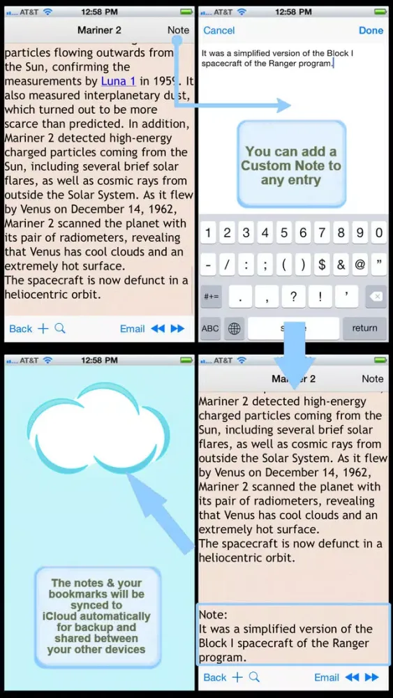Tangkapan layar Rockets Encyclopedia