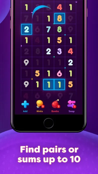 Numberzilla: Number Match Game 스크린샷