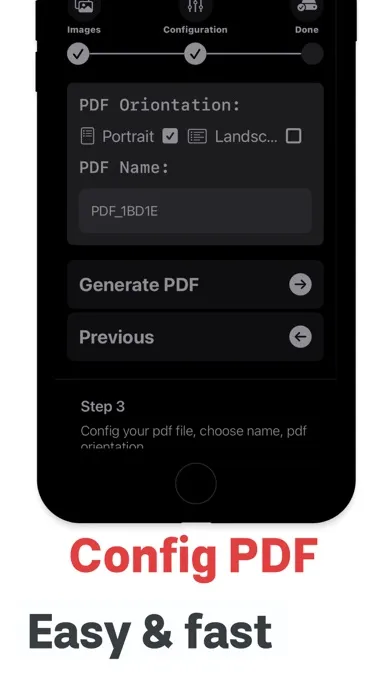 Ảnh chụp màn hình của Images to PDF Converter tool