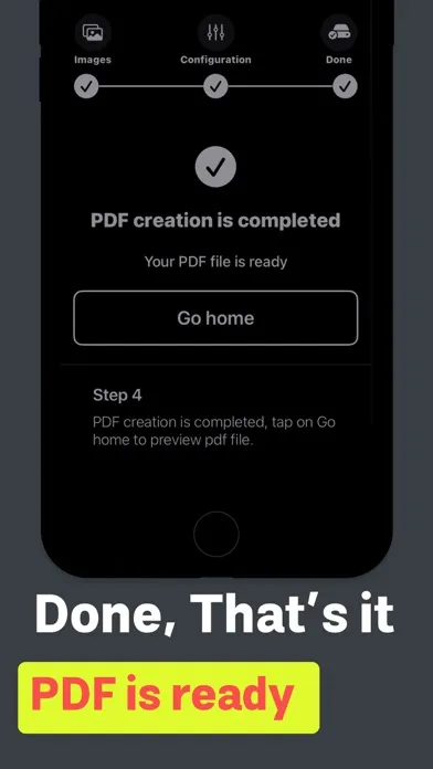 Ảnh chụp màn hình của Images to PDF Converter tool