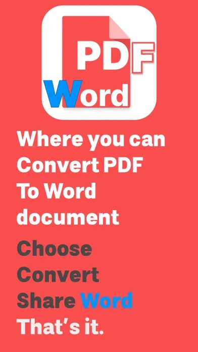 PDF to word : PDF Editable Screenshots