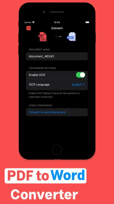 PDF to word : PDF Editable Screenshots