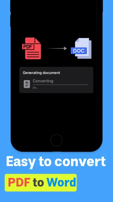 PDF to word : PDF Editable Screenshots