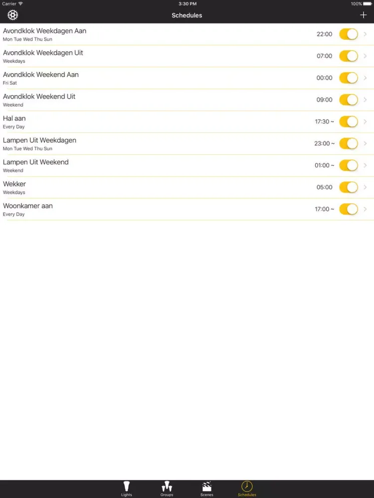 Hue Control - For Philips Hue iPad 應用截圖