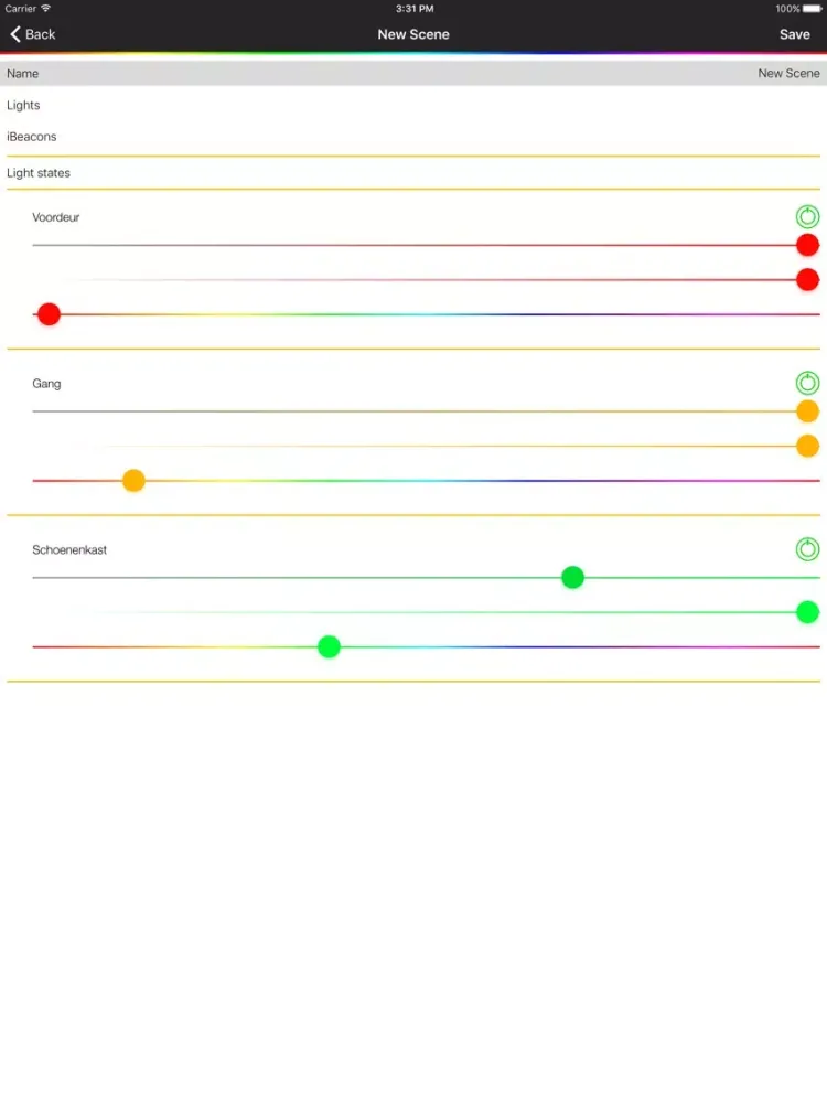 Hue Control - For Philips Hue iPad 應用截圖