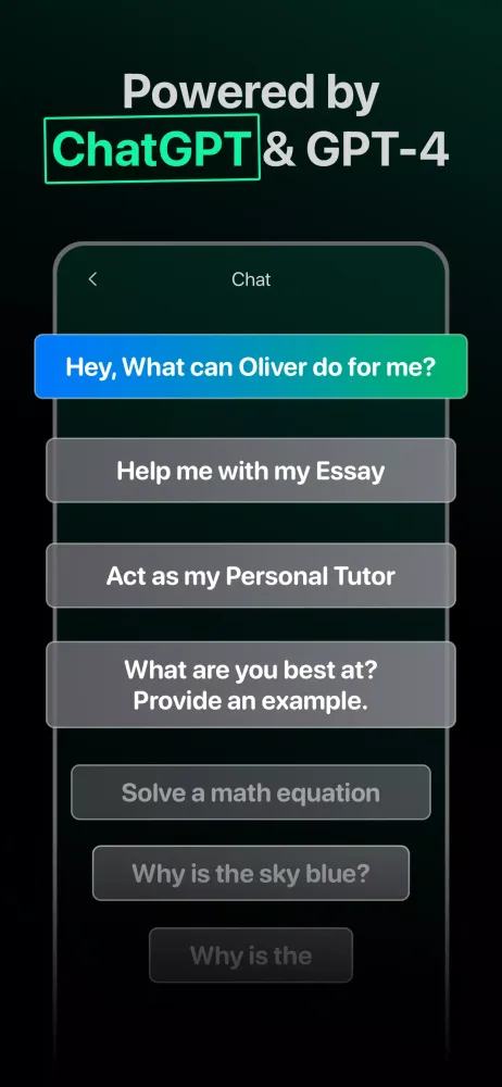 Oliver AI Screenshots