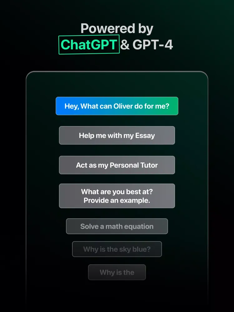 Oliver AI Screenshots