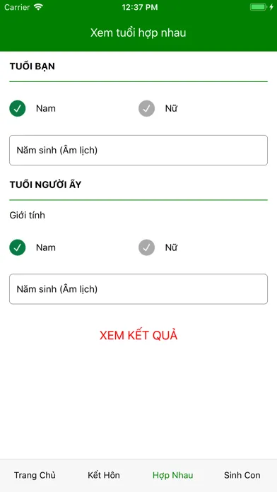 Xem Tuổi Hợp Nhau Screenshots