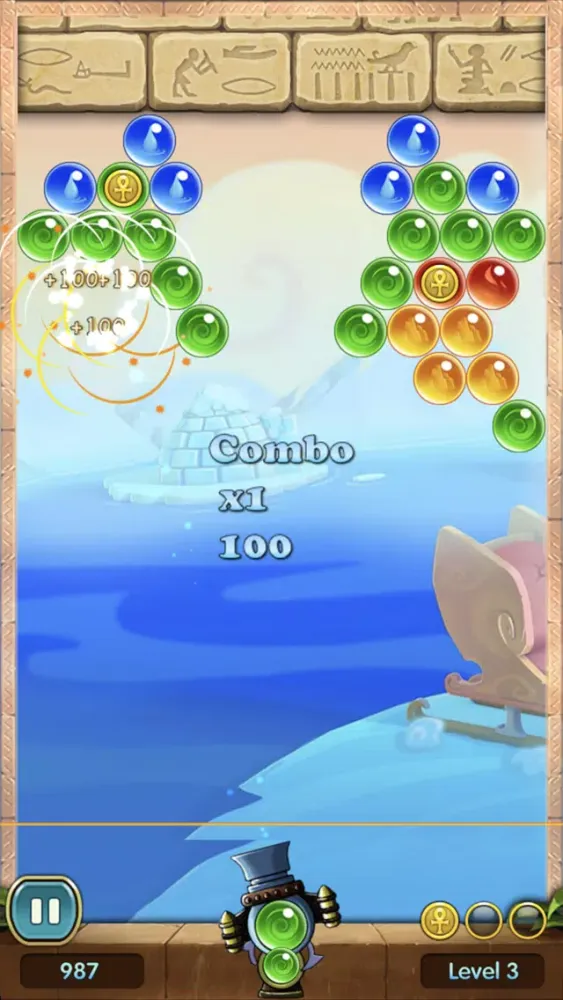 Tangkapan layar Funny Bubble Shoot