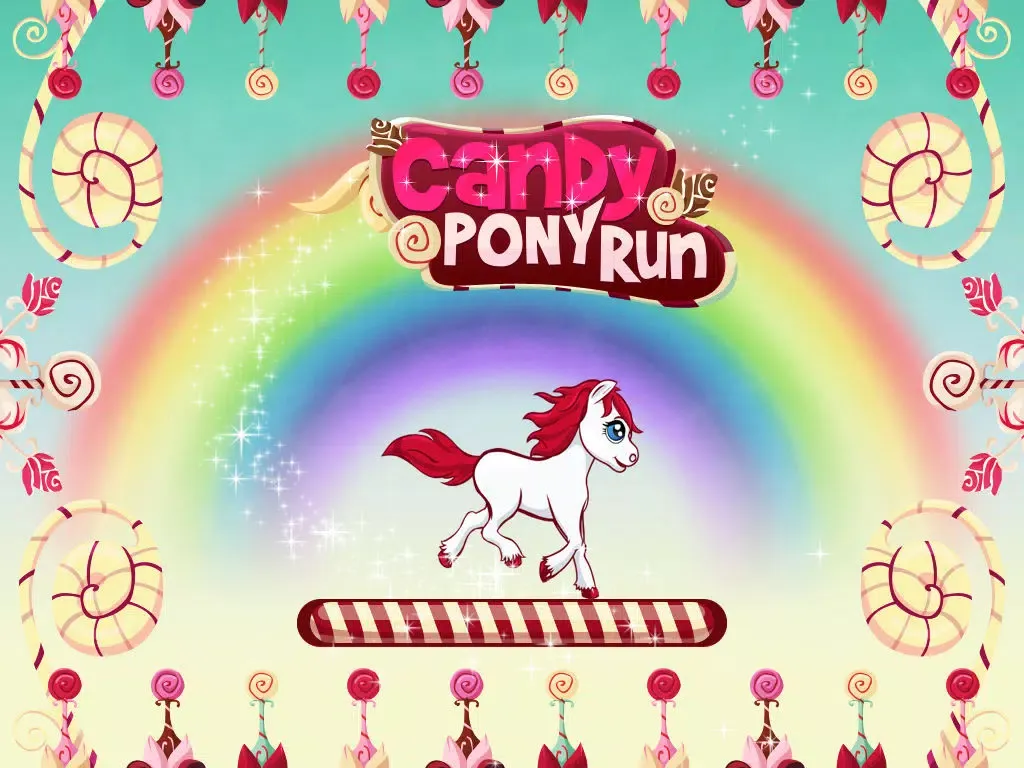 Candy Pony Run - Sweet Jumping Game Saga iPad  Screenshots